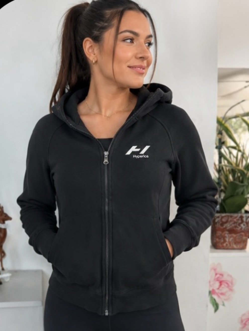 Lululemon Athletica Black Zip-Up Hoodie
